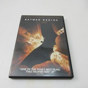 Batman Begins DVD Full‎ Screen Edition Christopher Nolan Christian Bale
